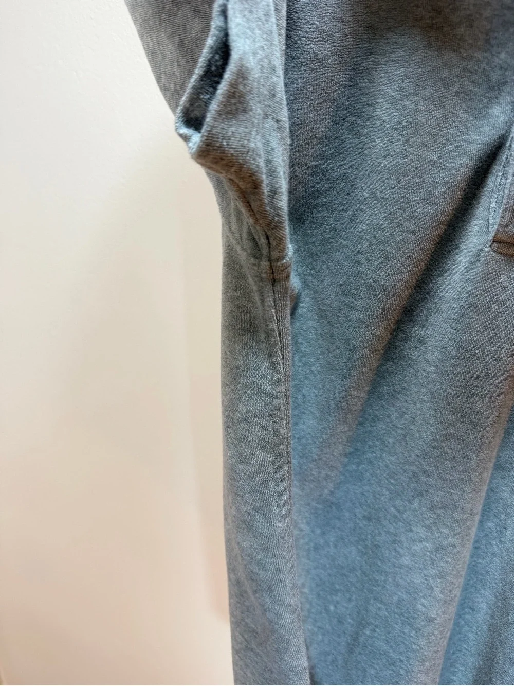 J. Crew Men’s Heather Gray Terrycloth Polo Shirt with Pocket